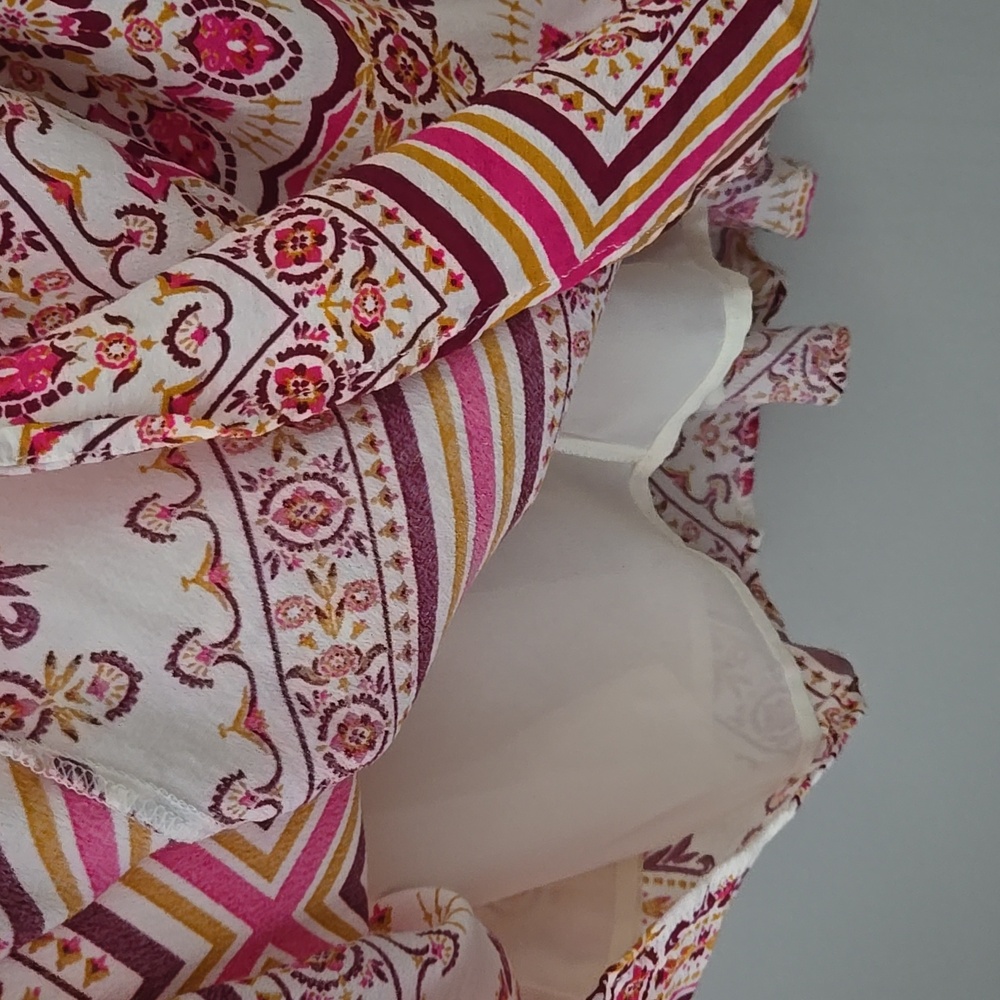Forever 21 Halter Pink and Cream Maxi Dress - Picture 7 of 9